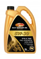 GULF WESTERN OIL Моторное масло SYN-X 7000 5W-30 5 л 
