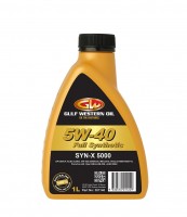 GULF WESTERN OIL Моторное масло SYN-X 5000 5W-40 1л