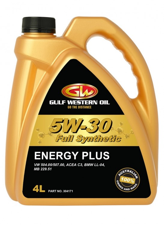 GULF WESTERN OIL Моторное масло ENERGY PLUS 5W-30 4л