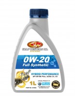 GULF WESTERN OIL Моторное масло HYBRID PERFORMANCE 0W-20 1л