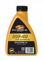 GULF WESTERN OIL Моторное масло SYN-STAR LV 0W-40 1л