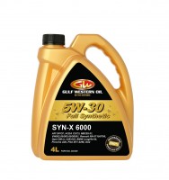 GULF WESTERN OIL Моторное масло SYN-X 6000 5W-30 4л