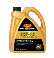 GULF WESTERN OIL Моторное масло SYN-STAR LV 0W-40 4л