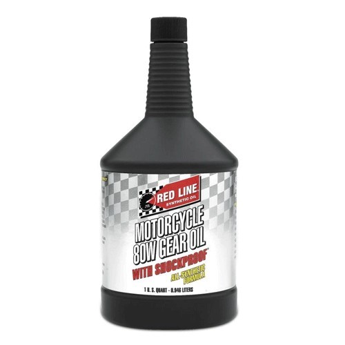 REDLINE OIL Масло трансмиссионное для мотоциклов 80W ShockProof,  0,95л